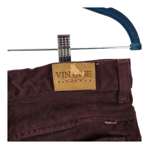 Vintage Elements Women's Jeans Soft Denim High Waist Plum Size 14M - Picture 7 of 10